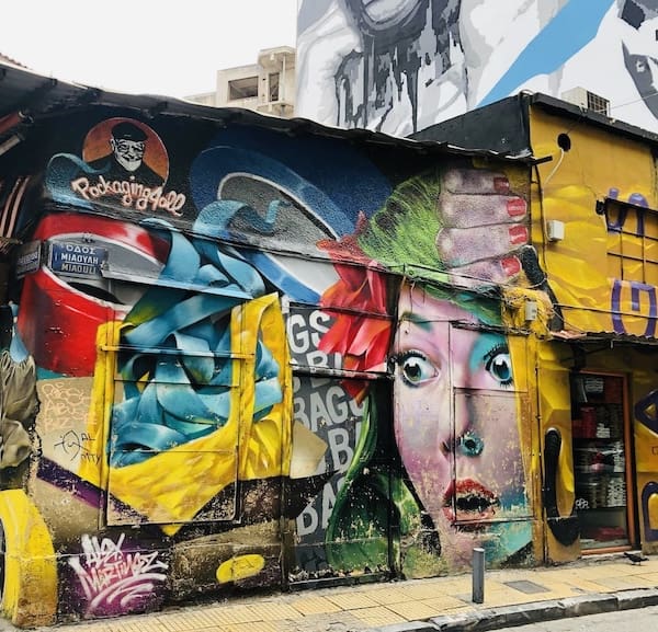 Arte urbana de Atenas