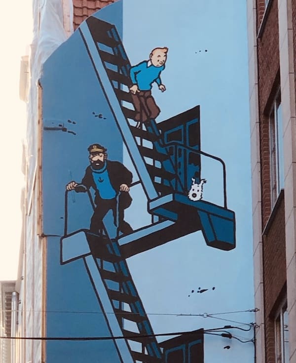 Arte de rua de Tin Tin