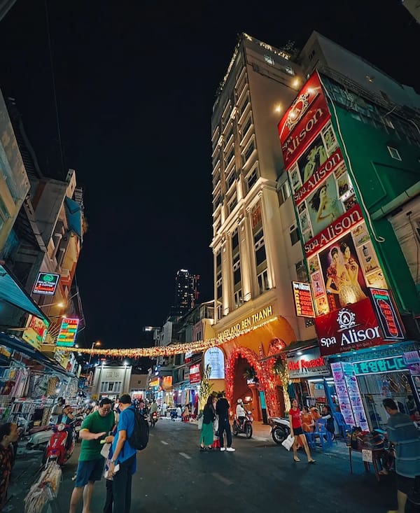 Centro da cidade de Ho Chi Minh