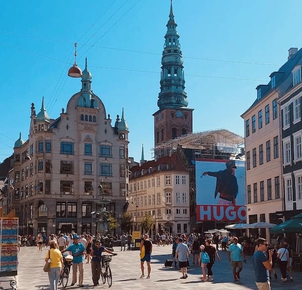 Centro da cidade de Copenhaga