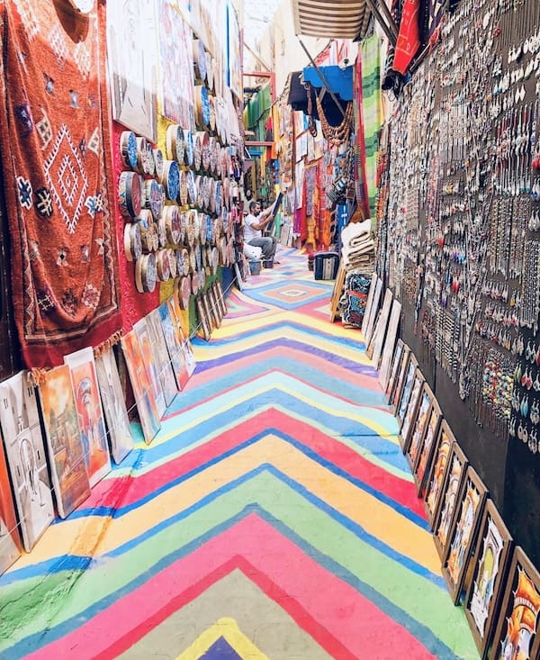 Caminho do arco-íris em Fes