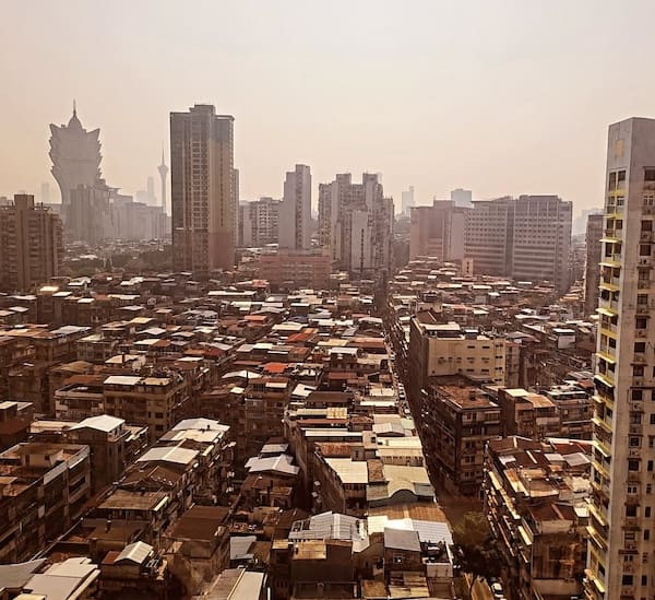 Vista da cidade de Macau