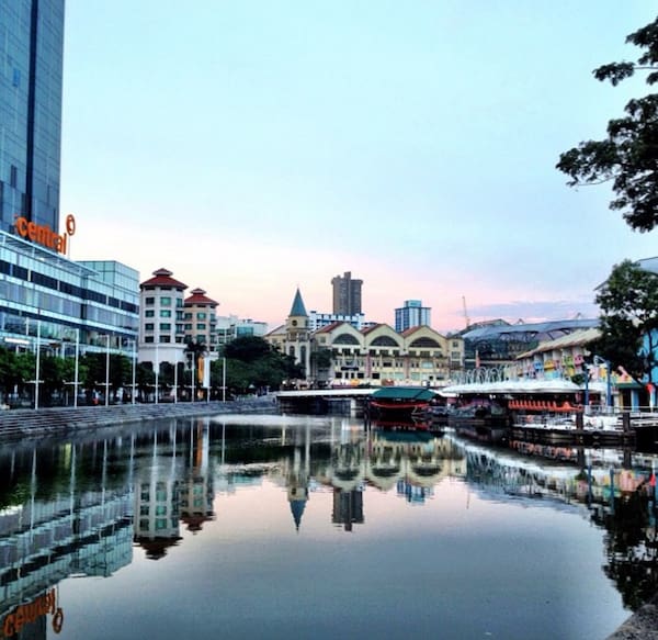 Singapura The Quays