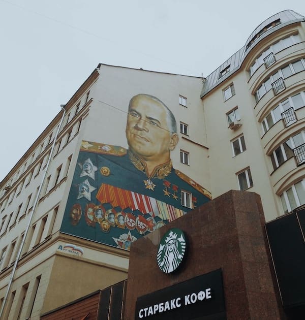 Arte de rua de Zhukov
