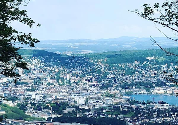 Vista da colina de Zurique